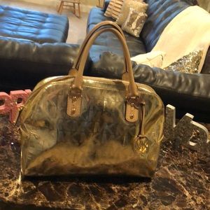 Gold Mirror Michael Kors Purse